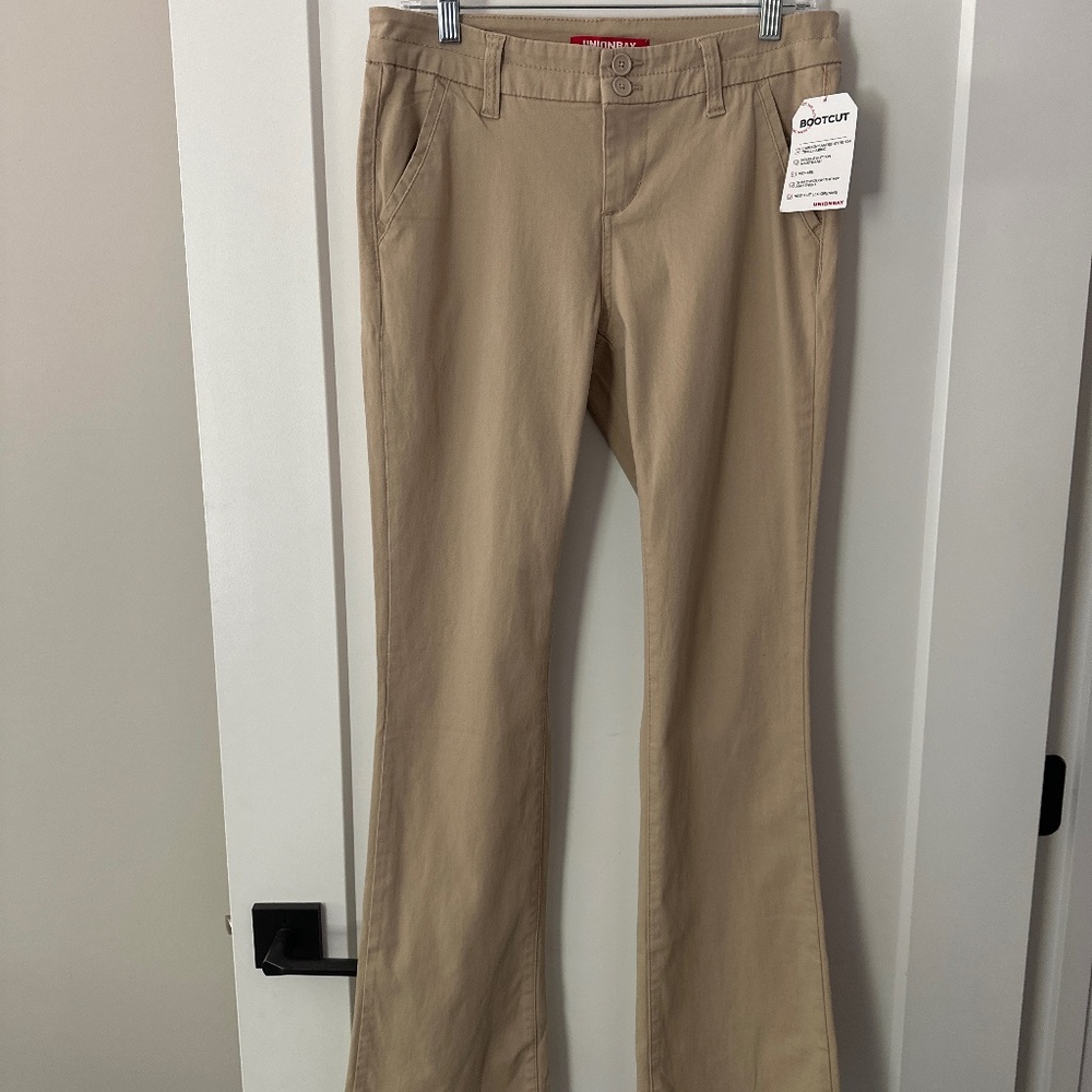 UnionBay juniors bootcut stretch twill pants